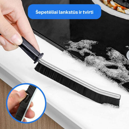 Tarpų valymo šepetėliai (pakuotėje yra 2 vnt.) – nepriekaištinga švara net sunkiai pasiekiamose vietose