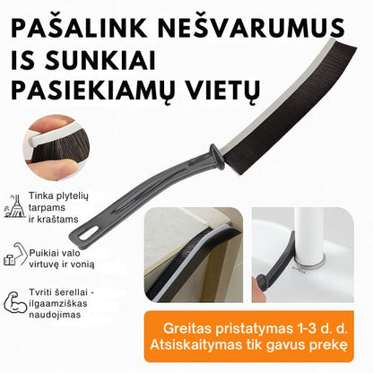 Tarpų valymo šepetėliai (pakuotėje yra 2 vnt.) – nepriekaištinga švara net sunkiai pasiekiamose vietose