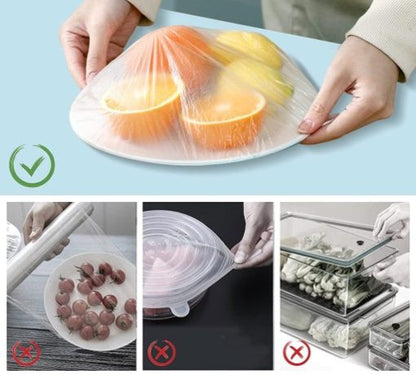 Daugkartinio naudojimo maisto apdangalai (pakuotėje yra 100 vienetų apdangalų)